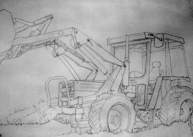 Tracteur! – Avec Mes Deux Pieds destiné Dessin Tracteur À Imprimer