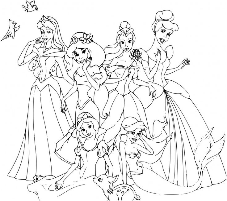 10 Precious Coloriage À Imprimer Princesse Photos serapportantà Coloriage Mystère Disney À Imprimer