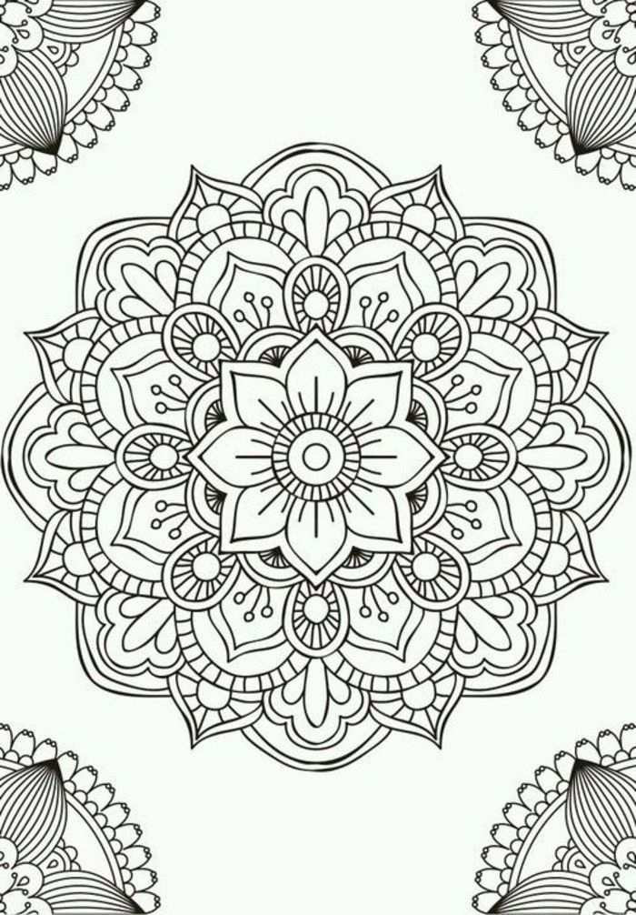 1001+ Idées Et Techniques Pour Faire Un Mandala | Mandala destiné Coloriage Rosace Adulte