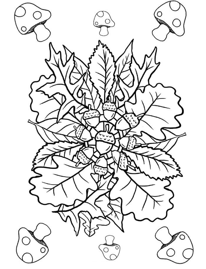 1001 + Pages De Coloriage D'Automne Pour Enfants Et encequiconcerne Coloriage Feuille D&#039;Automne