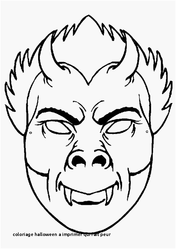 12 Aimable Coloriage Halloween Vampire Qui Fait Peur Stock serapportantà Masque D Halloween À Imprimer