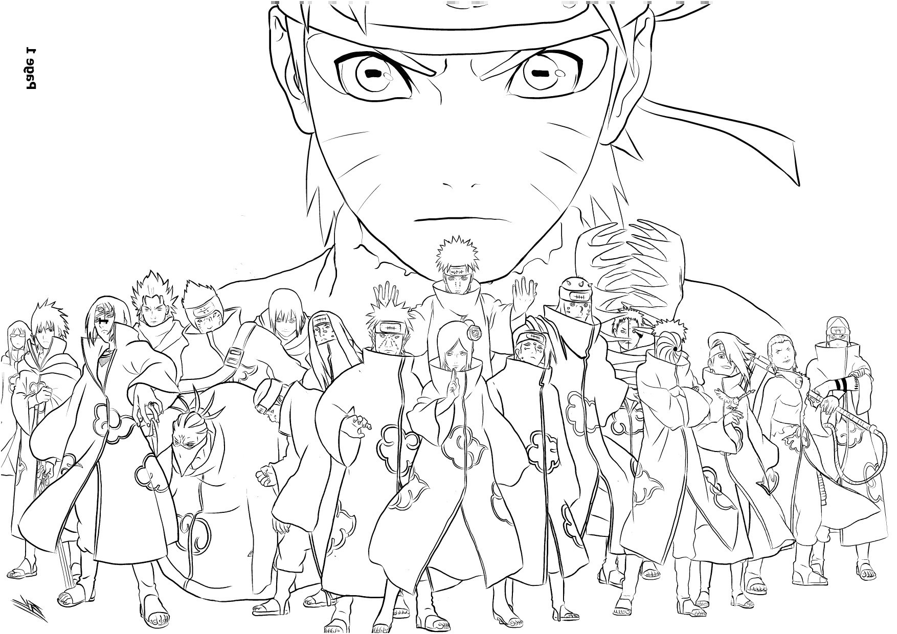 14 Divers Coloriage Naruto Shippuden Stock - Coloriage avec Naruto Shippuden Dessin A Imprimer