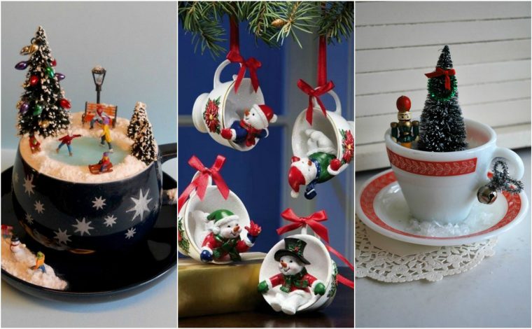 15 Diy Weihnachten Niedliche Bastelideen Mit Teetassen serapportantà Weihnachtliche Bastelideen Mit Kindern