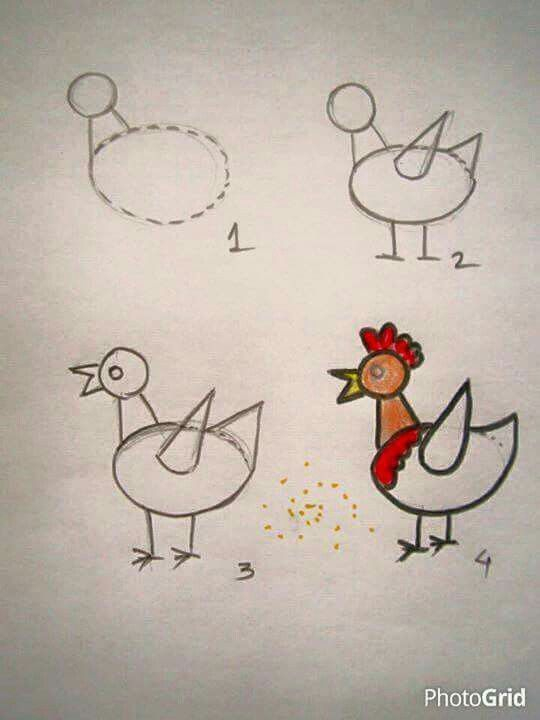 16+ Idées De Dessin Facile De Poule – Malvorlagen Fur encequiconcerne Dessin De Poule Facile