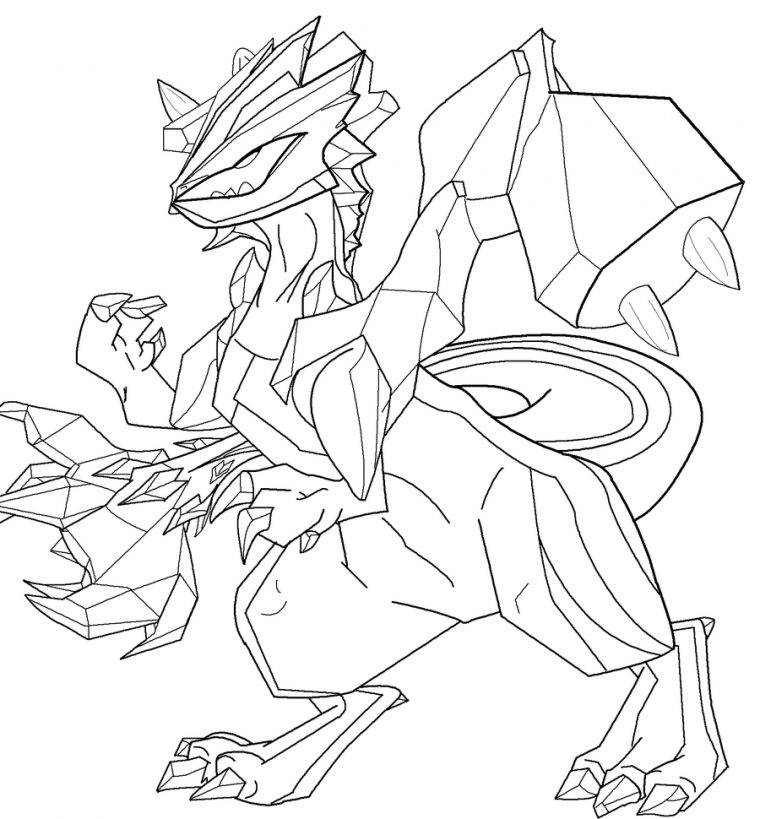 18 Dessins De Coloriage Pokemon Kyurem À Imprimer avec Coloriage Pokemon Gx