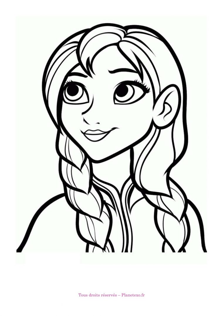 19 Dessins De Coloriage La Reine Des Neiges Anna À Imprimer avec Coloriages À Imprimer Reine Des Neiges