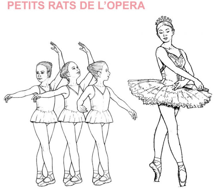 28 Dessins De Coloriage Danseuse À Imprimer pour Coloriage Danseuse Classique