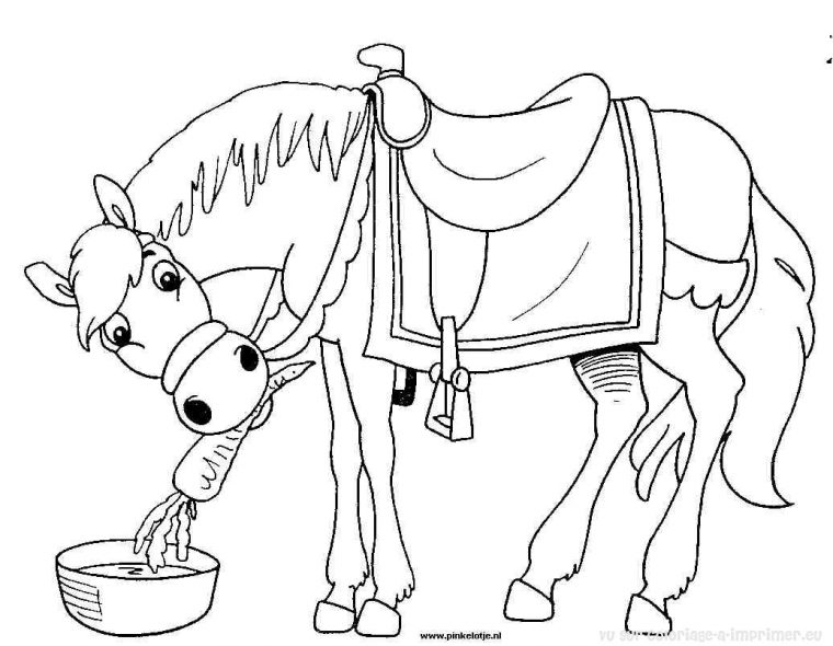 296 Dessins De Coloriage Cheval À Imprimer Sur Laguerche dedans Coloriage De Cheval A Imprimer