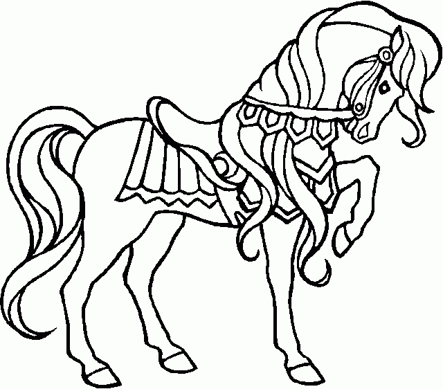 296 Dessins De Coloriage Cheval À Imprimer Sur Laguerche destiné Coloriage De Cheval A Imprimer