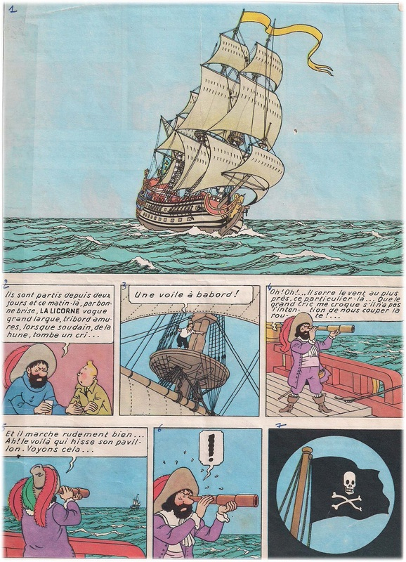 5Èmes 3 – Plastok : Les Toqués D'Arts Plastiques avec Coloriage Tintin Et Le Secret De La Licorne À Imprimer