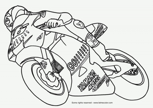 7 Dessins De Coloriage Moto Gp À Imprimer intérieur Coloriage Moto Gp A Imprimer Gratuit