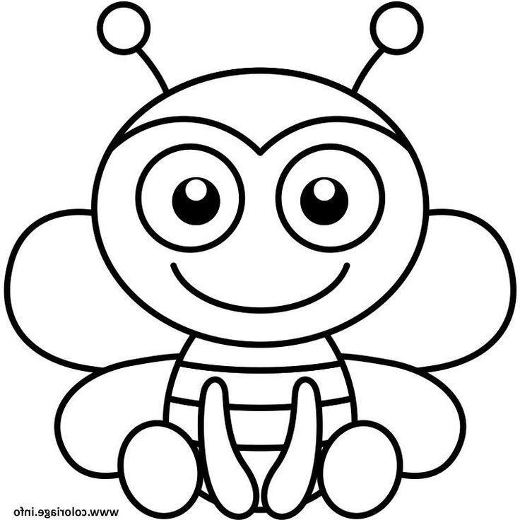 9 Luxe De Coloriage À Imprimer Facile Images | Abeille encequiconcerne Abeille Dessin Facile