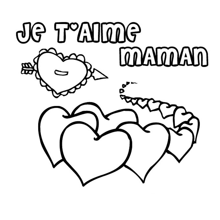 95 Dessins De Coloriage St Valentin Pour Maman À Imprimer dedans Coloriage Pour Maman