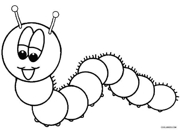 caterpillar coloring pages