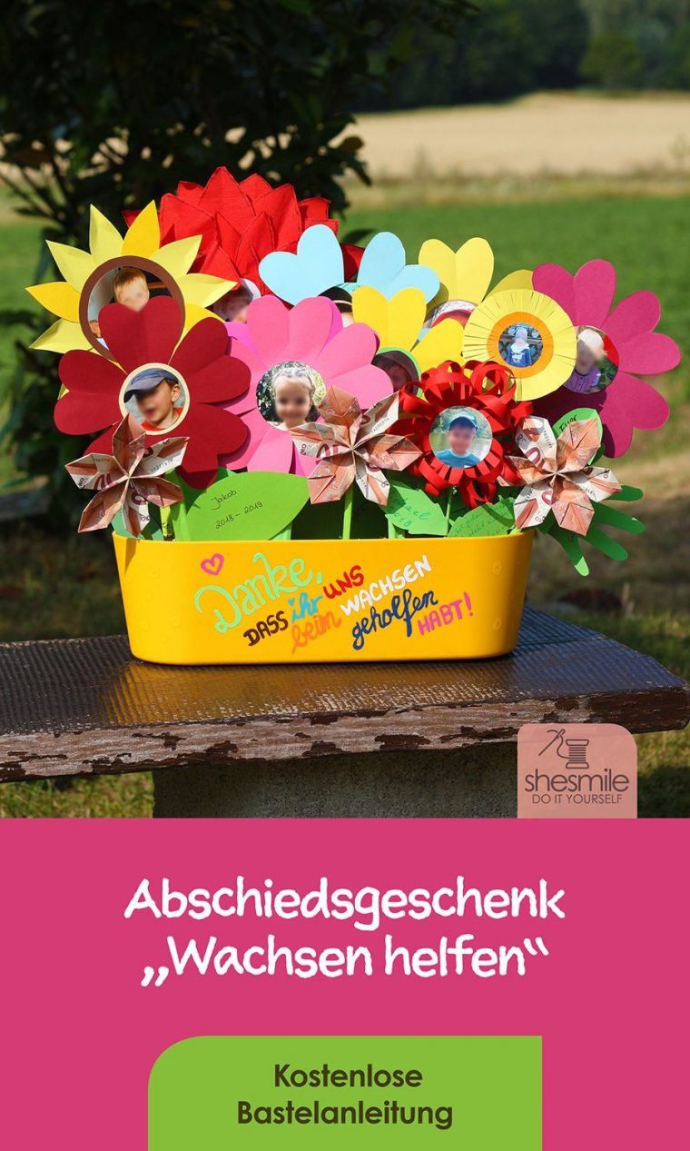 Abschiedsgeschenk Für Den Kindergarten | Abschiedsgeschenk intérieur Basteln Für Kindergarten