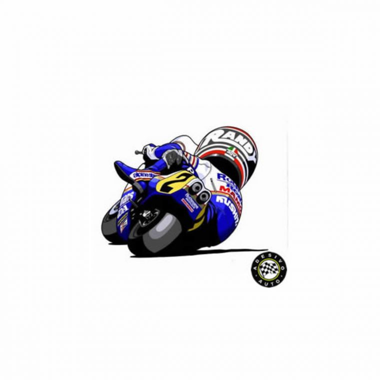 Adesivo Randy Mamola 500Cc Motogp Cartoon No Elo7 destiné Caricature Moto Gp