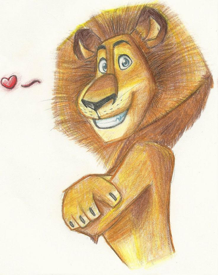 Alex The Lion 1 By Suzukiwee1357 On Deviantart | Cartoon dedans How To Draw Marty From Madagascar