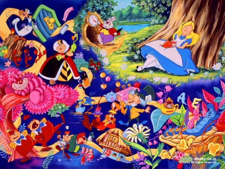 Alice Au Pays Des Merveilles (Disney) concernant Dessin Alice Au Pays Des Merveilles