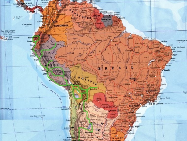 America Latina Trip: Carte Amerique Du Sud tout Carte Amerique Du Sud