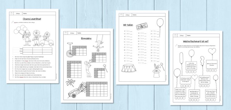 Arbeitsblätter Zirkus Kopiervorlagen – Worksheets à Arbeitsblätter Zirkus