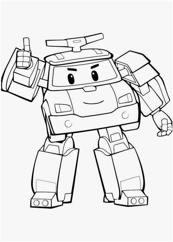 Ausmalbilder Zum Ausdrucken Ausmalbilder Robocar Poli encequiconcerne Coloriage Robocar