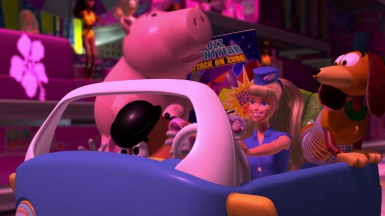 Barbie Hôtesse, Personnage Dans "Toy Story 2". • Pixar avec Nom Du Cochon Dans Toy Story