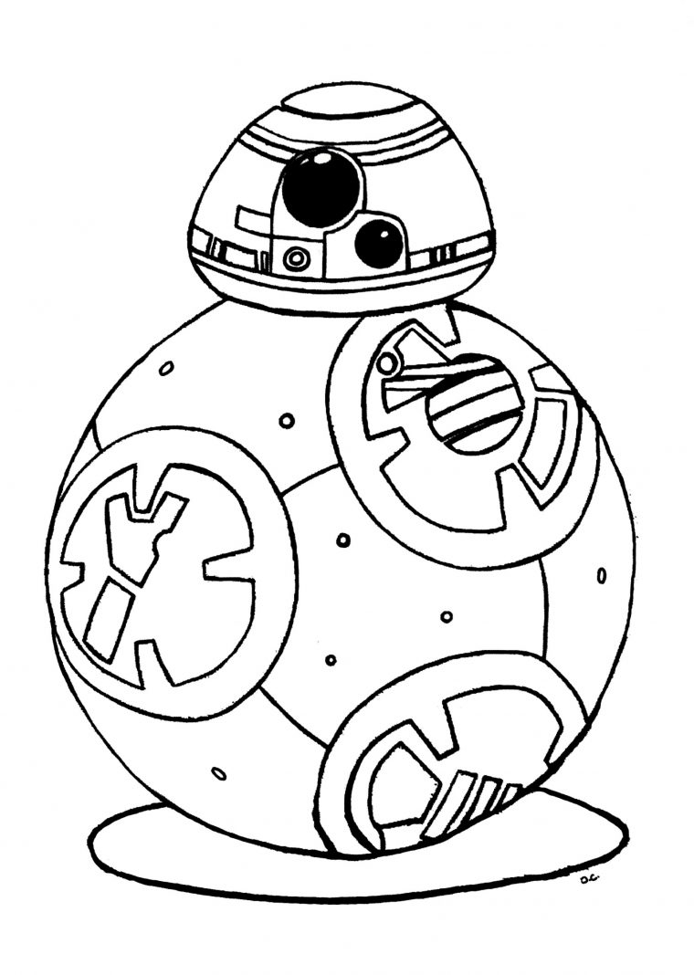 Bb 8 Star Wars 7 Reveil De La Force Robot Bb8 – Coloriage intérieur Dessin De Star Wars