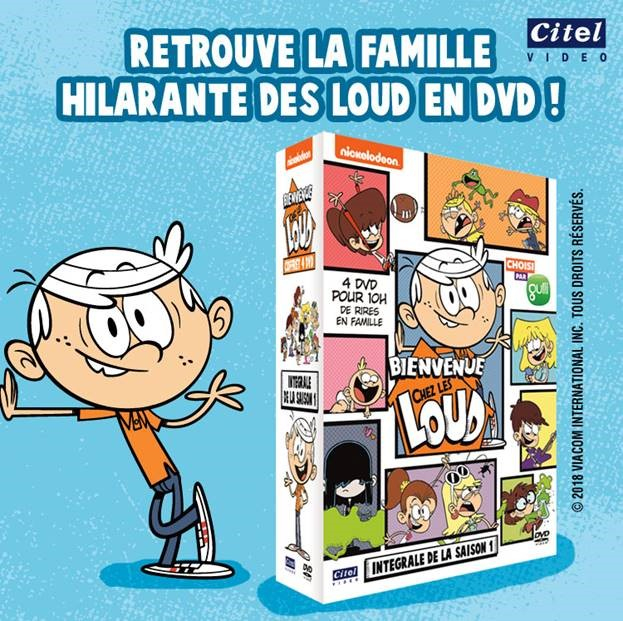 Bienvenue Chez Les Loud En Dvd Chez Citel Vidéo dedans Bienvenue Chez Les Loud Lana