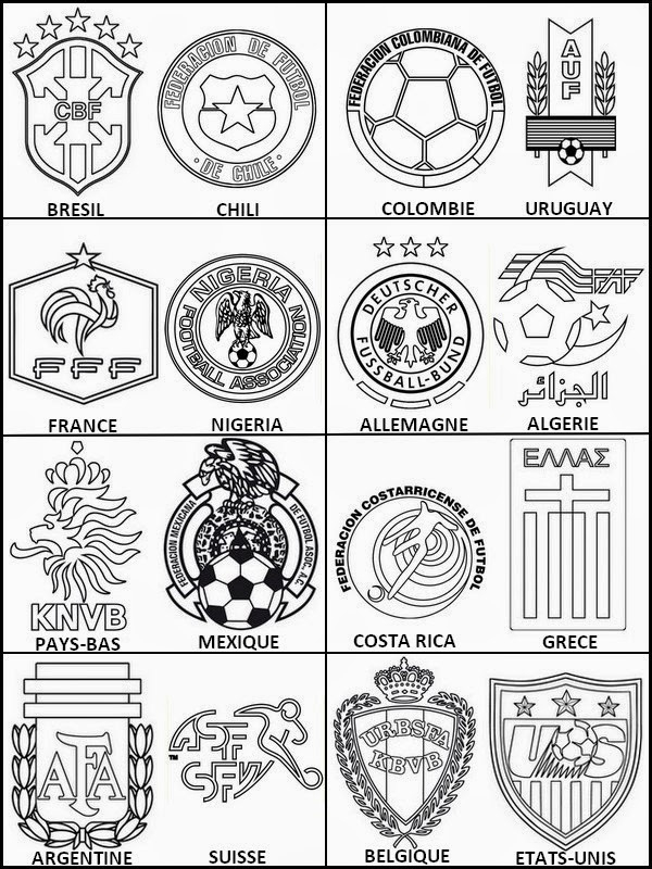 Bonjour Les Enfants: Le Blog: Coloriage Des 8Èmes De pour Coupe Du Monde Coloriage