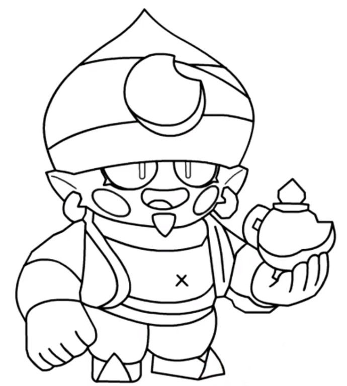 Brawl Stars Ausmalbilder Panosundaki Pin concernant Coloriage Brawl Stars En Couleur