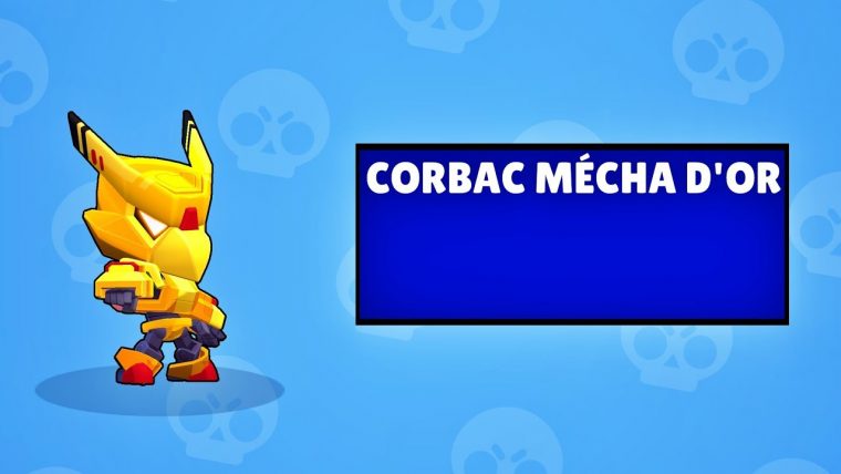 Brawl Stars Pack Opening Corbac Mecha Gold Skin – encequiconcerne Pixel Brawl Stars Corbac