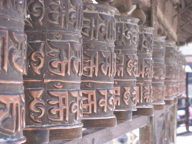 Buddhistische Gebetsrollen – Fotos [Hikr] avec Heiliges Buch Der Buddhisten