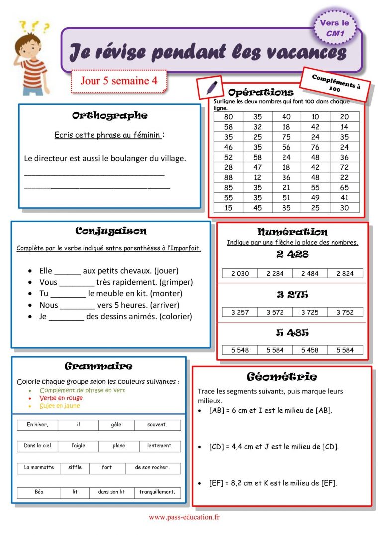 Cahier De Vacances Gratuit A Imprimer 6Eme 5Eme – Primanyc concernant Cahier De Vacances Gratuit A Imprimer