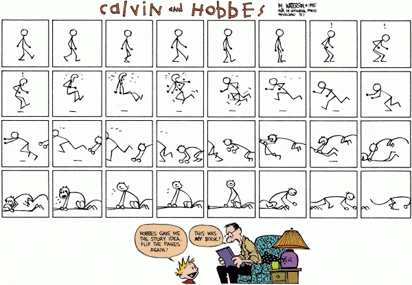 Calvin And Hobbes By Bill Watterson For May 01, 1994 avec Flipbook A Imprimer