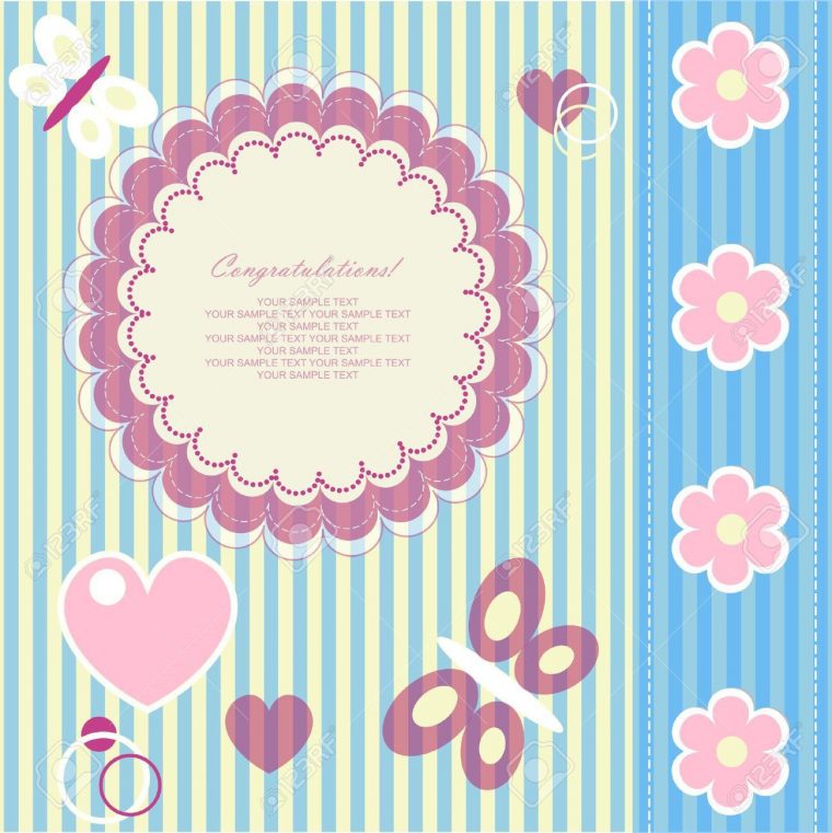 Carte Anniversaire : Carte D Invitation Anniversaire Fille pour Invitation Anniversaire Fille