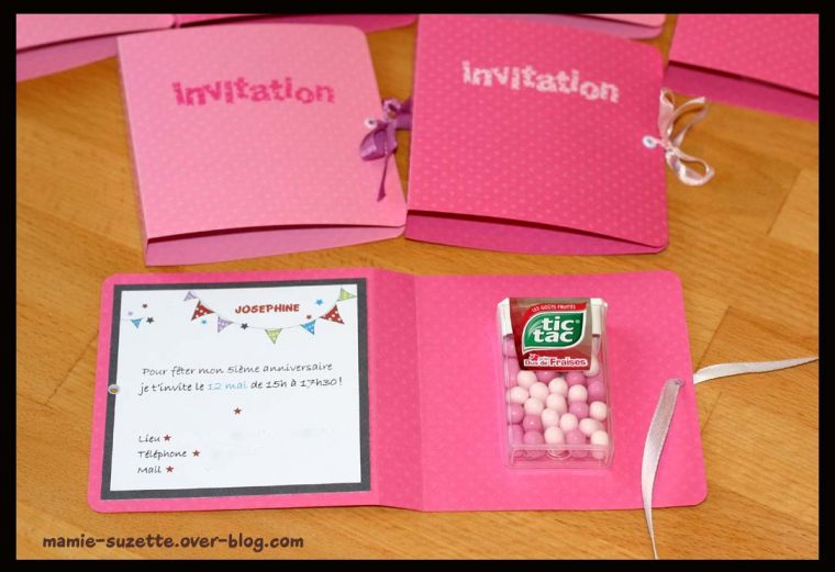 Carton Invitation Anniversaire Gratuit avec Invitation Anniversaire Fille