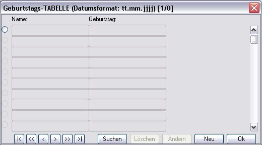 Checkware Geburtstagskalender Bei Freeware-Download à Geburtstagskalender Download Kostenlos