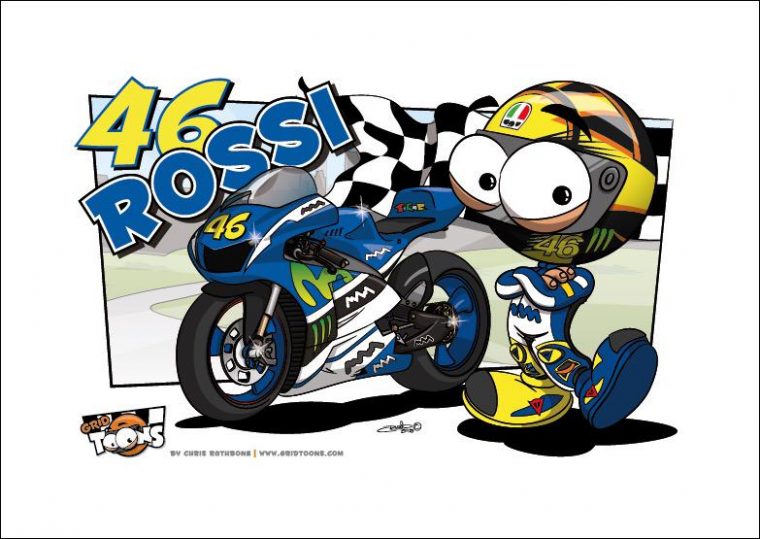 Chris Rathbone On Twitter: "#Motogp #Gridtoons Of #Rossi encequiconcerne Caricature Moto Gp