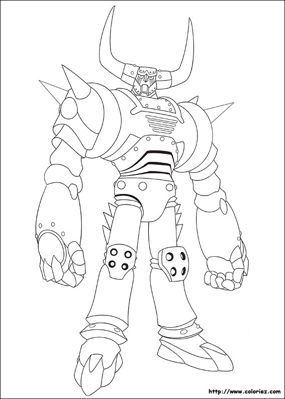 Coloriage Ã Dessiner Robot Combat encequiconcerne Tobot Coloriage