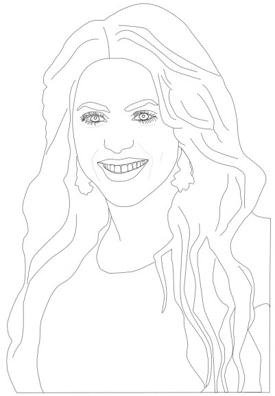 Coloriage A Imprimer De Chanteuse – 123Coloriage À destiné Coloriage Barbie Chanteuse