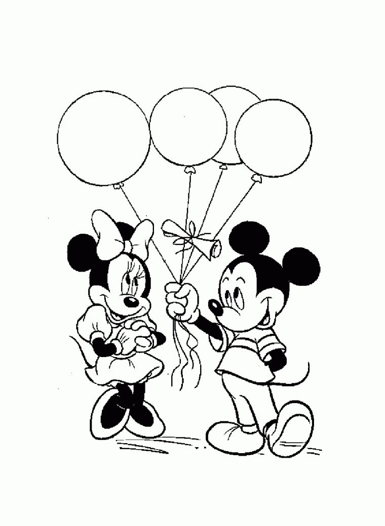 Coloriage-A-Imprimer-Gratuit-Mickey-Et-Mini-3.Gif (960× dedans Tete De Minnie A Imprimer Gratuit