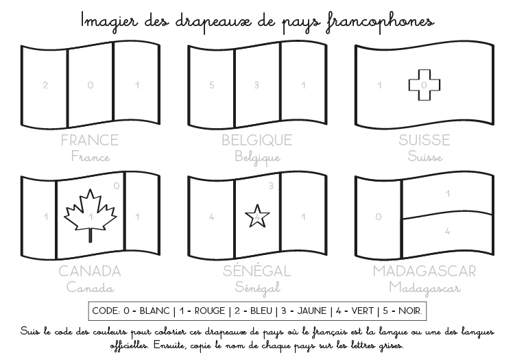 Coloriage À Imprimer : Imagier Des Drapeaux De Pays tout Drapeau Suisse Dessin