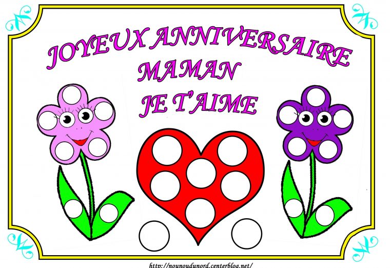 Coloriage Anniversaire Divers destiné Dessin D Anniversaire