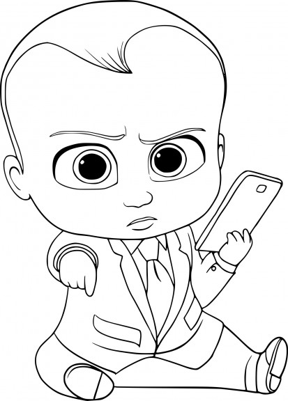 Coloriage Baby Boss À Imprimer intérieur Dessin Cartable À Colorier