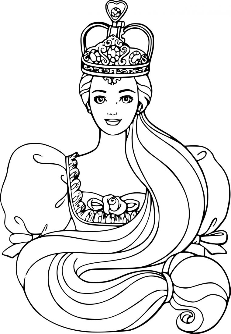 Coloriage Barbie Princesse Disney À Imprimer Gratuit serapportantà Coloriage De Princesse À Imprimer