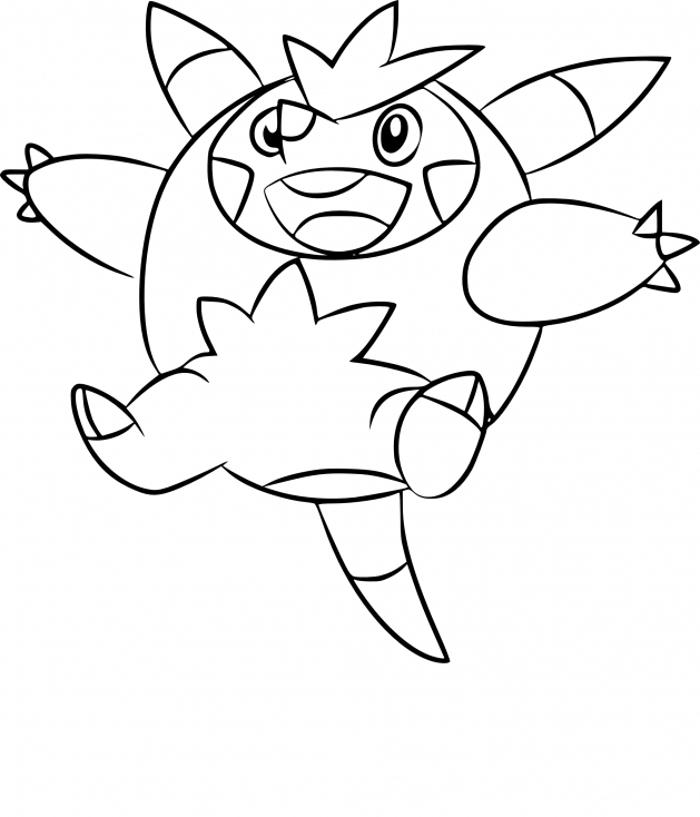 Coloriage Boguérisse Pokemon À Imprimer dedans Coloriage Phyllali