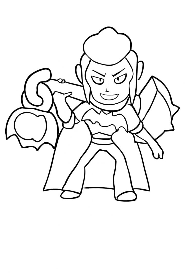 Coloriage Brawl Stars. Imprimer Gratuitement. 100 Images dedans Coloriage Brawl Stars Emeri