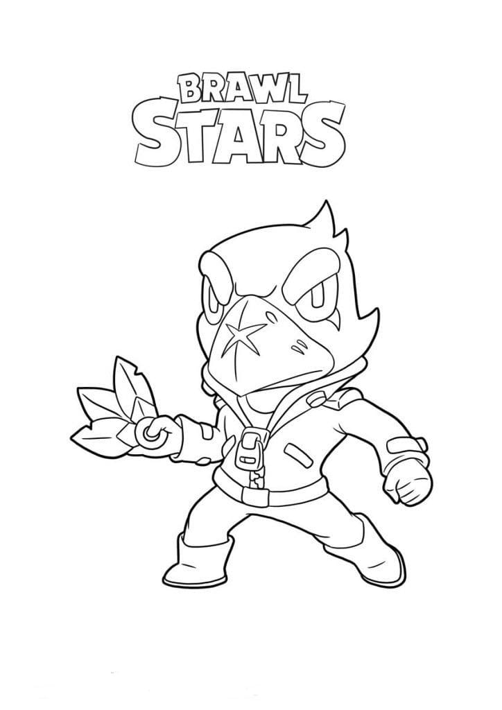 Coloriage Brawl Stars. Imprimer Gratuitement. 100 Images destiné Brawl