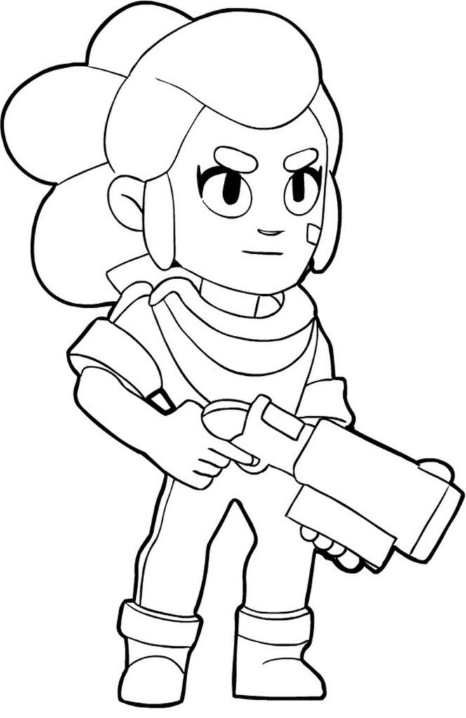 Coloriage Brawl Stars Lou – Dessins En Couleur Gratuits intérieur Coloriage Brawl Stars En Couleur