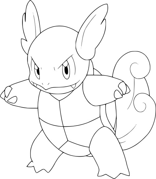 Coloriage Carabaffe Pokemon À Imprimer dedans Dessin À Imprimer Pokemon